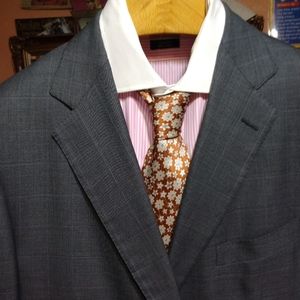 Ermengildo Zegna Men's Gray 2Btn/2Vents Troleo Suit Size 46R W36 In30
